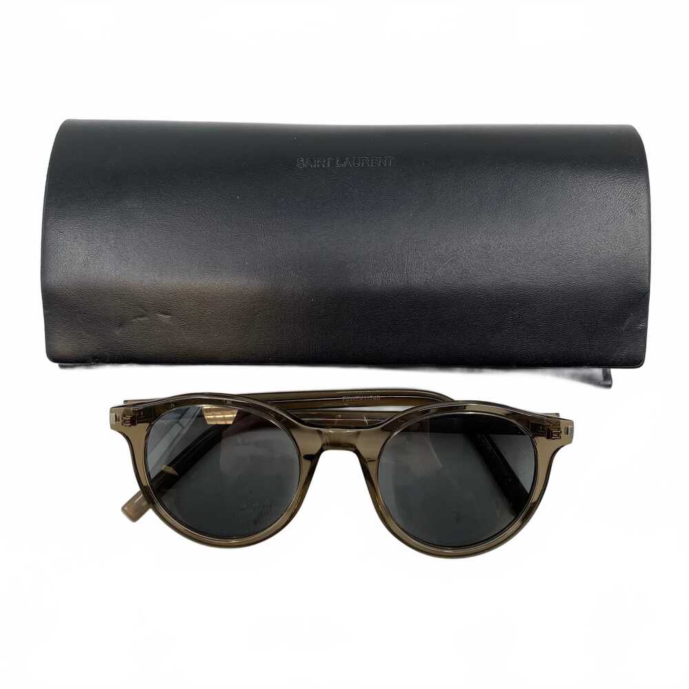 Saint Laurent Gray Classic Round Sunglasses | Women's OS - Picture 2 of 9